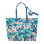 Disney Stitch Tropical Floral Tote