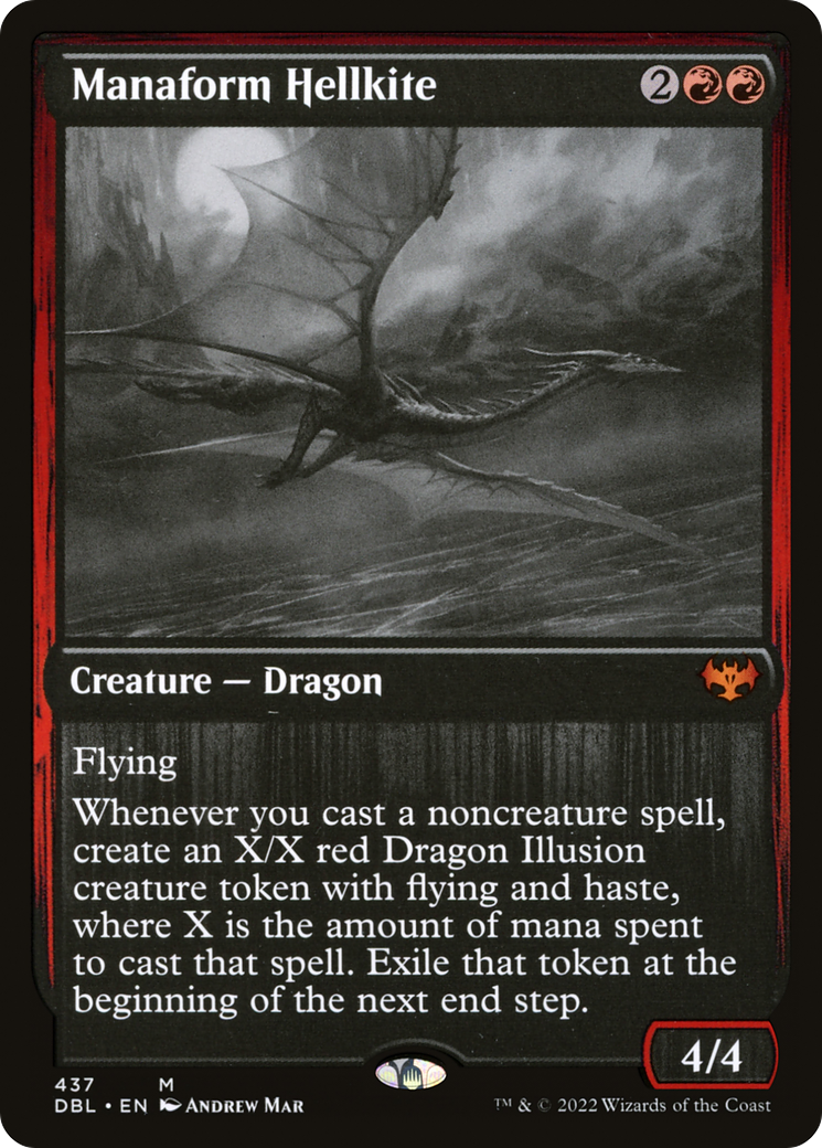 Manaform Hellkite (DBL-437) - Innistrad: Double Feature Foil