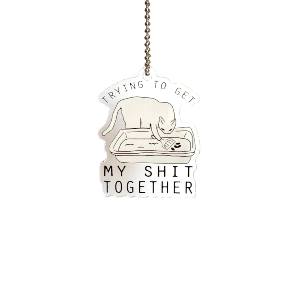 Funny Kitty Charm - Tumbler Handle Charm