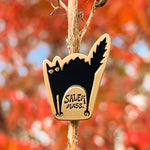 Salem Massachusetts Black Cat Enamel Pin
