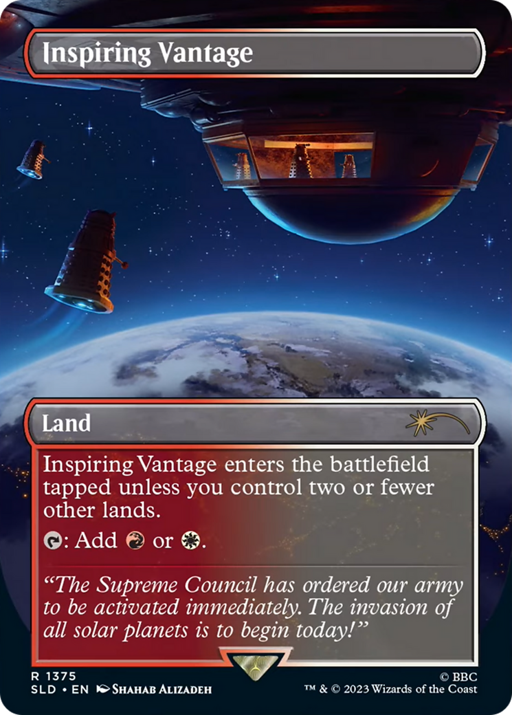 Inspiring Vantage (SLD-1375) - Secret Lair Drop (Borderless) Foil