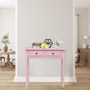 Writing Desk 2-Tier Vanity Desk Computer Desk with 4 Drawers