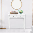 Writing Desk 2-Tier Vanity Desk Computer Desk with 4 Drawers
