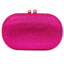 Hot-studded Evening Clutch With A Chain Strap For Banquets