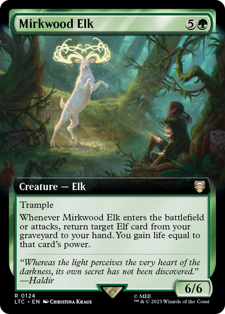 Mirkwood Elk (LTC-124) - Tales of Middle-earth Commander: (Extended Art) Foil