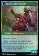 Ulvenwald Oddity // Ulvenwald Behemoth (PRE-225S) - Innistrad: Crimson Vow Promos: (Double Faced Transform) Foil