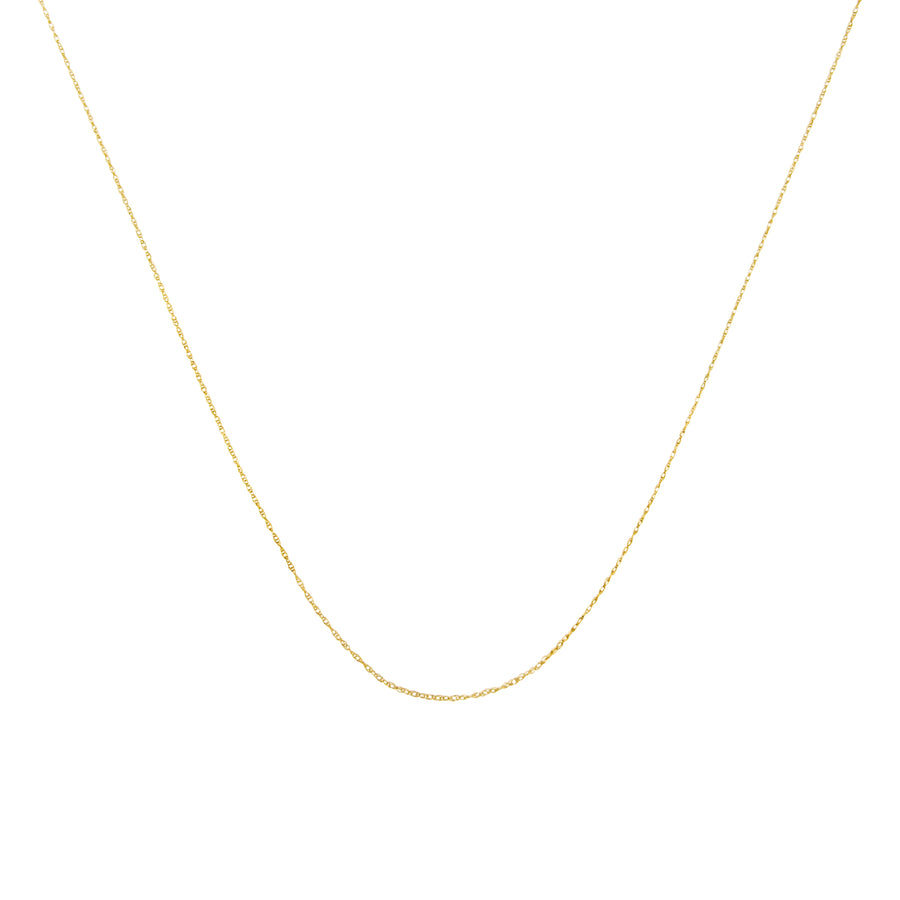 Solid 10K Yellow Gold 0.5mm Slim and Dainty Unisex 18