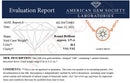 AGS Certified 10K Rose Gold 1/5 Cttw Bezel Set Round Diamond Solitaire 16-18" Adjustable Pendant Necklace (H-I Color, VS1-VS2 Clarity)