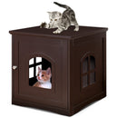 Side Table Nightstand Decorative Cat House