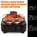 500W Electric Charcoal Burner – Hookah Coal Heater with Grill & Tongs