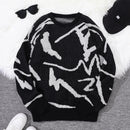 Simple Chunky-knit Hoodie For Men And Women