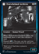 Overwhelmed Archivist // Archive Haunt (DBL-068) - Innistrad: Double Feature: (Double Faced Transform)