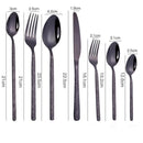 Embossed Handle Steak Cutlery Set