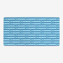 I'm Vaccinated Bubble Pattern Playmat