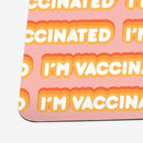 I'm Vaccinated Bubble Pattern Playmat