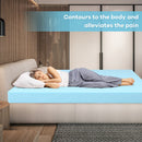 3 Inch Gel-Infused Cooling Bed Topper for All-Night Comfy