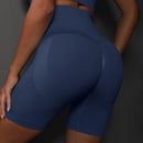 Women Seamless Solid Yoga Shorts Butt Lifting Workout Running Sports Short