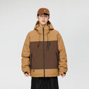 Contrast Color Casual All-matching Down Coat Shell Jacket