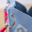 Knitted Tote Bag Commuter-friendly Handbag Simple Style