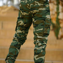 Camouflage Ankle-tied Men's Overalls Pants