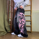American Style Vibe Printed Jeans