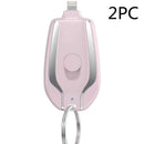 Keyring Wireless Charging Bank 1500mAh Portable Power