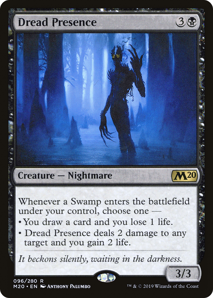 Dread Presence (M20-096) - Core Set 2020 Foil