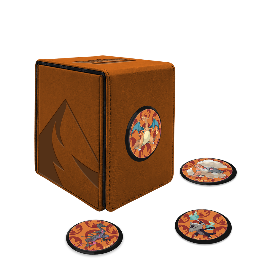 Ultra Pro Pokemon Gallery Series: Scorching Summit Alcove Click Deck Box