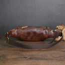 Retro Casual Genuine Leather Chest Bag