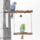 Parrot Solid Wood Stand Rod Swing Grinding Claw Toy