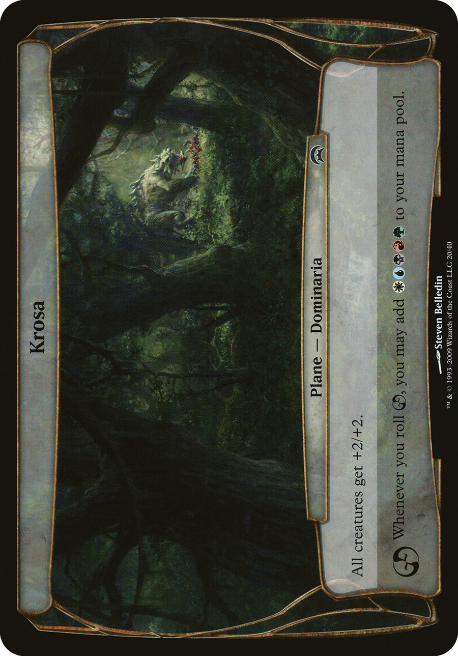 Krosa (OVER-020) - Planechase Planes