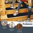 15Pcs Indoor Non-Slip Stair Carpet Mats for Wooden Steps