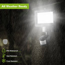 Solar Lights 1000lm Wall Lights Solar Flood Lights w/ Light Sensitivity 120¡ Motion Sensor IP65 Waterproof 180¡Illumination Lamps for Garage Garden Fr