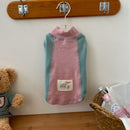 Contrast Color Sleeve Cotton Base Shirt Pet