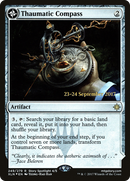 Thaumatic Compass // Spires of Orazca (PRE-249S) - Ixalan Promos: (compasslanddfc) Foil