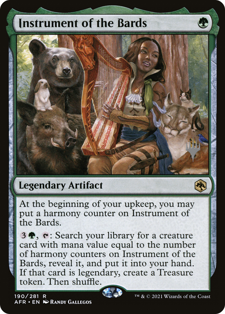 Instrument of the Bards (PPAFR-190P) - Adventures in the Forgotten Realms Promos Foil