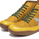 Cat Print Striped Ankle Sneakers