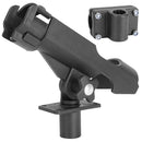 Boat Fishing Pole Rod Holder 360¡ Rotatable Kayak Side Rail Mount Adjustable Folding Rod Holder w/ Large Clamp