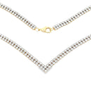 7.00ct Diamond Tennis Necklace 14KT Yellow Gold