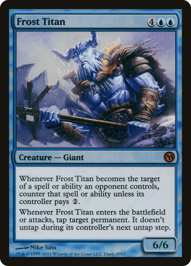 Frost Titan (MEDIA-001) - Duels of the Planeswalkers 2012 Promos Foil