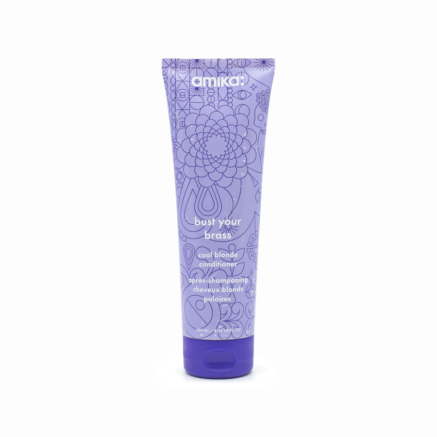 amika Bust Your Brass Cool Blonde Conditioner 8.45oz - Imperfect Container