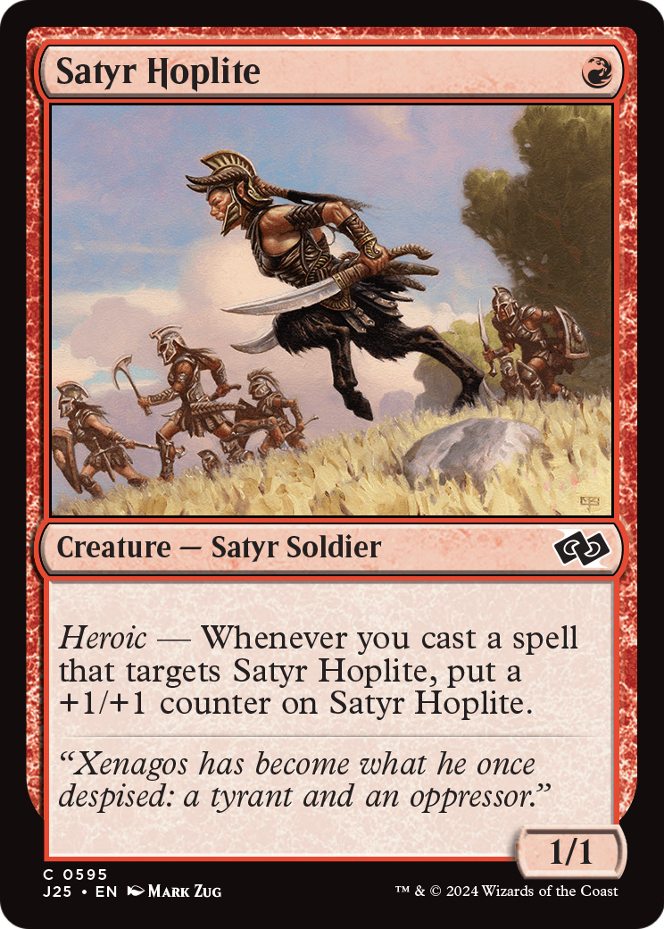 Satyr Hoplite (J25-595) - Foundations Jumpstart