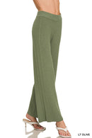 Zenana Viscose Sweater Pants