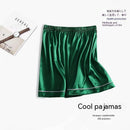 Men's Ice Silk Thin Large Size Pajamas Shorts