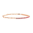 S925 Micro-inlaid Diamond Tennis Chain Bracelet