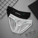 Men's Translucent Thin Ice Silk Underwear
