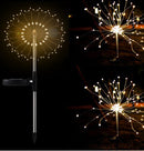 Solar Fireworks LED String Lights Decor
