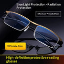 Multi-focal Blue-light-blocking Progressive Smart Reading Glasses