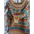 Women's Retro Casual Loose Long-sleeved Sweater