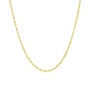 14k Yellow Gold Singapore Chain 1.0mm